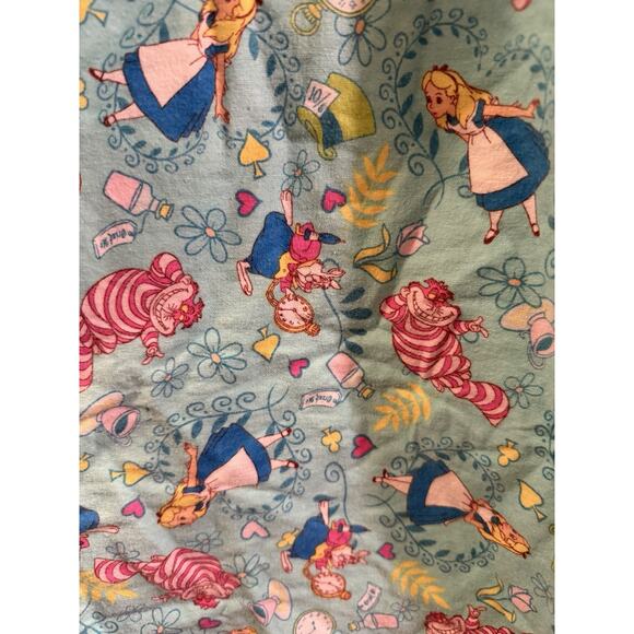 Alice In Wonderland Disney Store 3xl Flannel Cotton Pajama Set Drawstring Plus - Picture 5 of 10